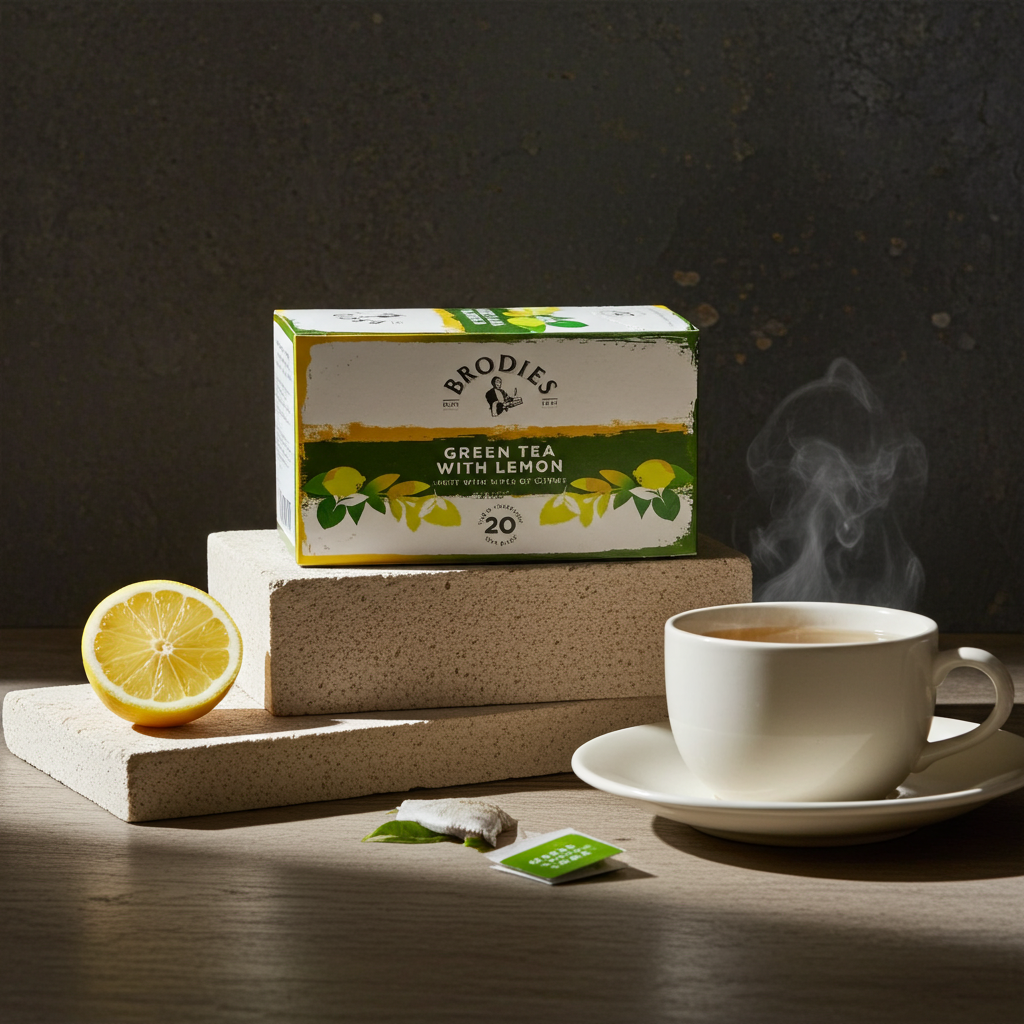 BRODIES Green Tea with Lemon